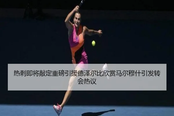 热刺即将敲定重磅引援德泽尔比欣赏马尔穆什引发转会热议